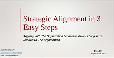Strategic Alignment